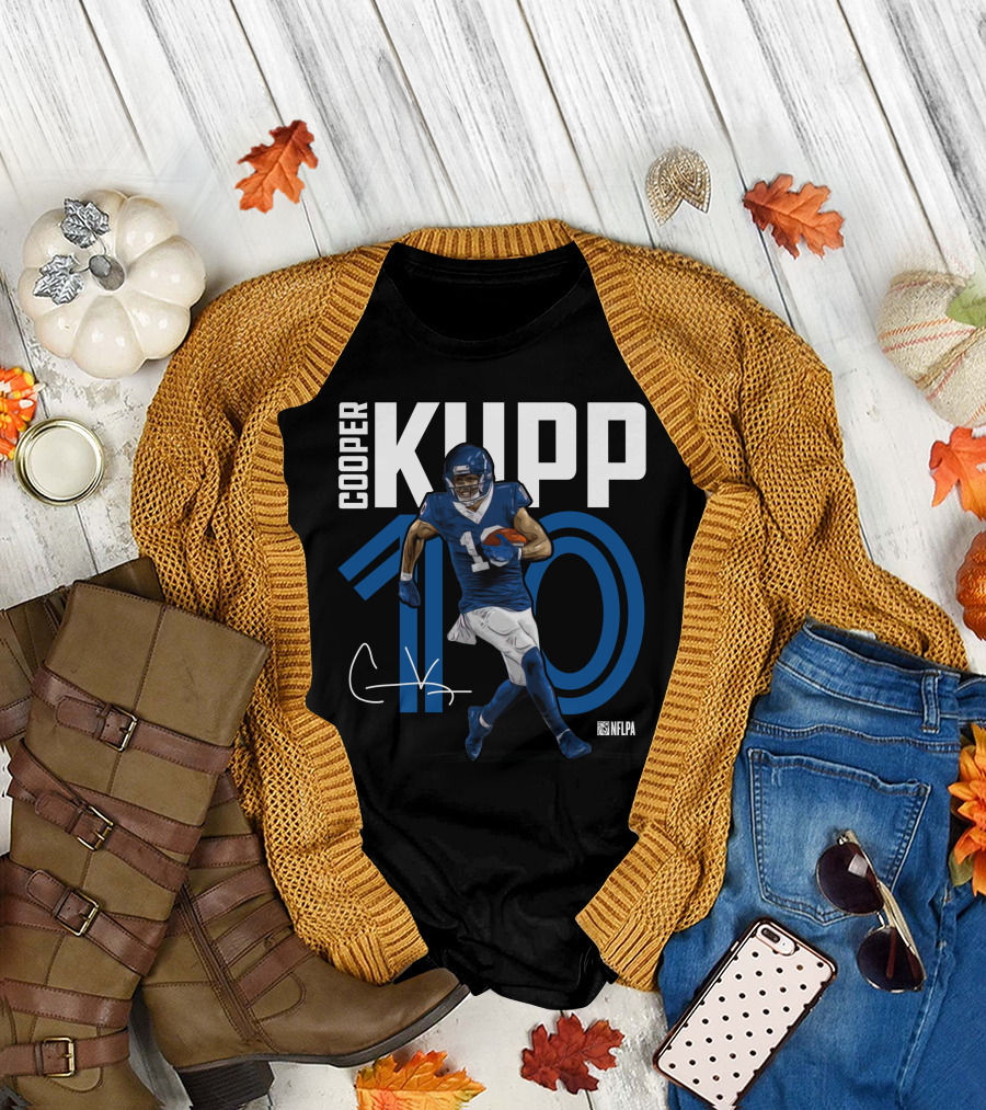 COOPER KUPP 10 NFLPA Football Player T-Shirt
