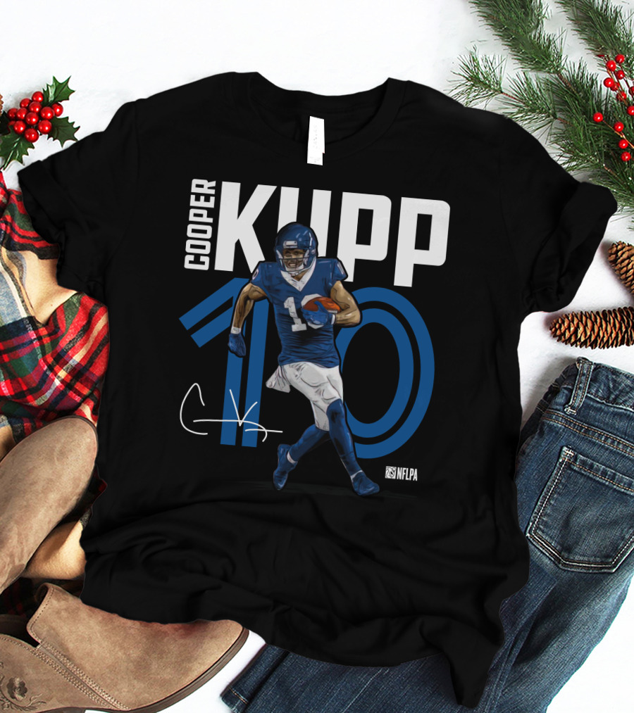COOPER KUPP 10 NFLPA Football Player T-Shirt
