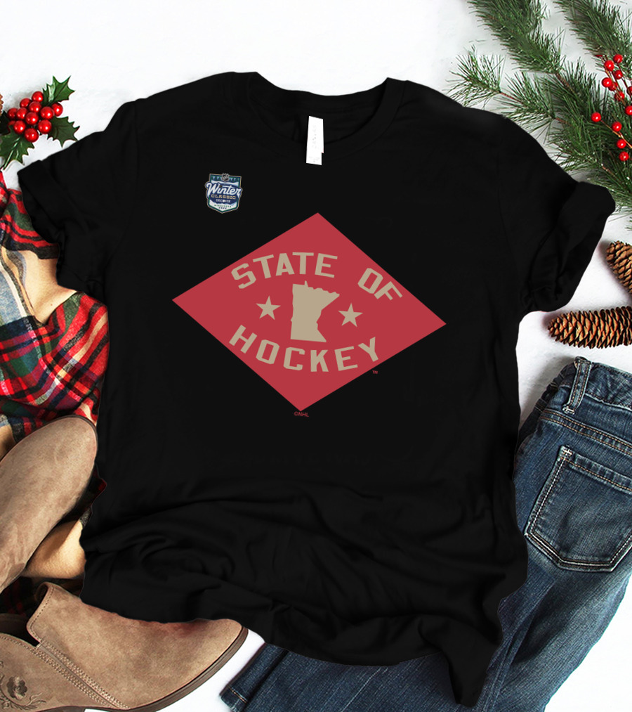 State Of Hockey Minnesota Wild Winter Classic NHL T-Shirt
