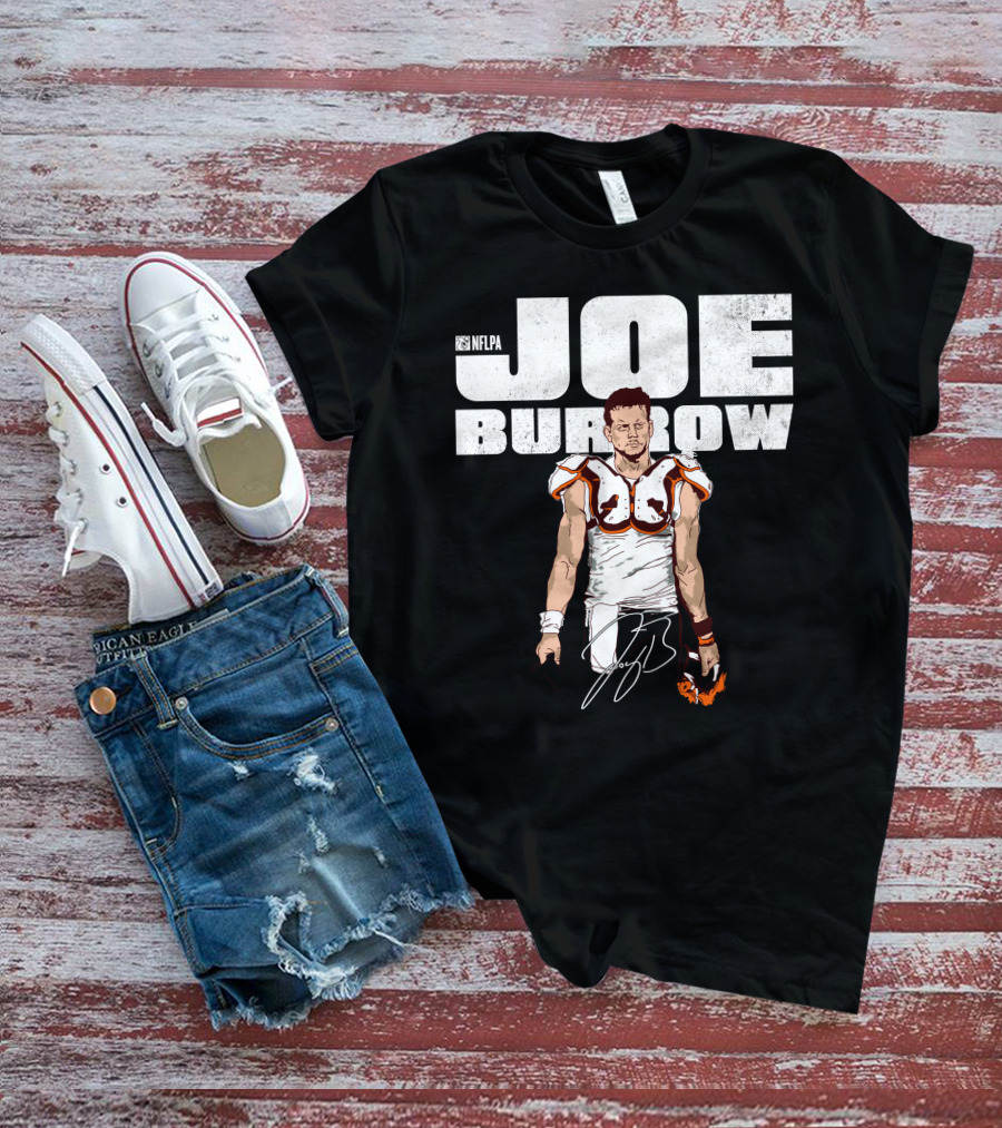 NFLPA Joe Burrow Football Player Youth T-Shirt