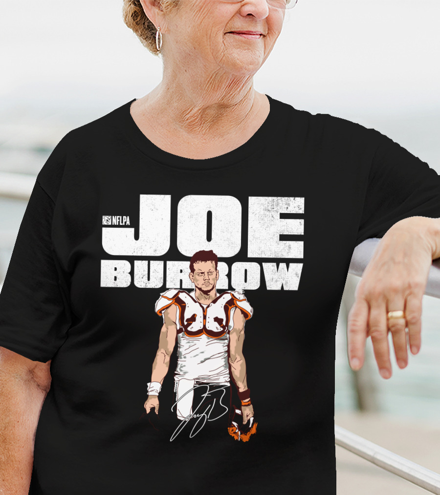 NFLPA Joe Burrow Football Player Youth T-Shirt