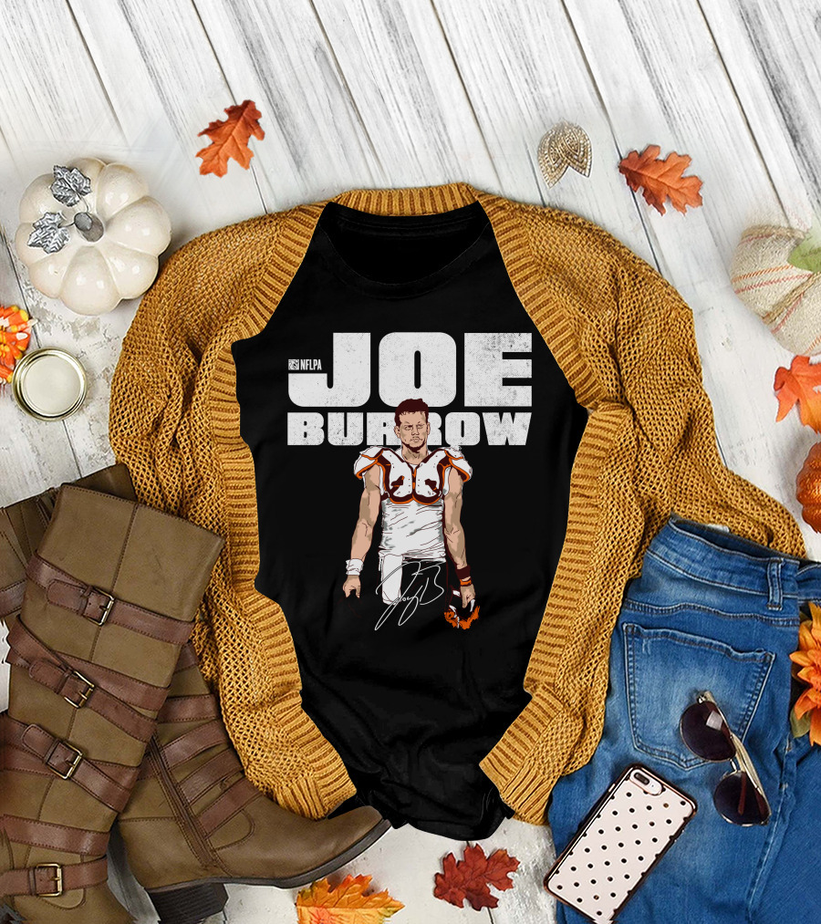 NFLPA Joe Burrow Football Player Youth T-Shirt