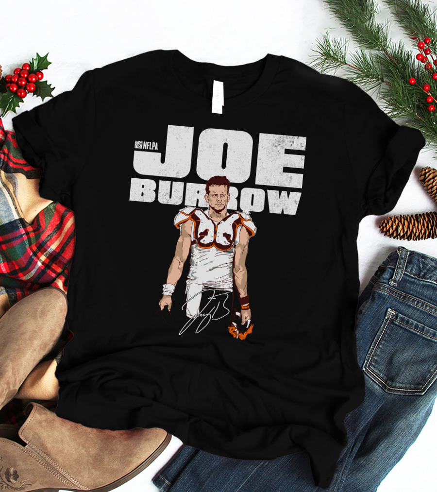 NFLPA Joe Burrow Football Player Youth T-Shirt