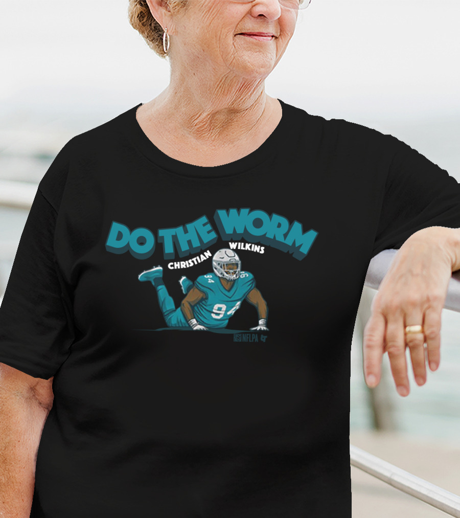 Christian Wilkins Do The Worm Football T-Shirt