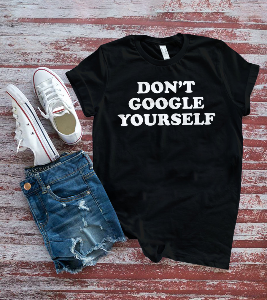 Mikey Way Collaboration With Don't Google Yourself Phrase T-Shirt