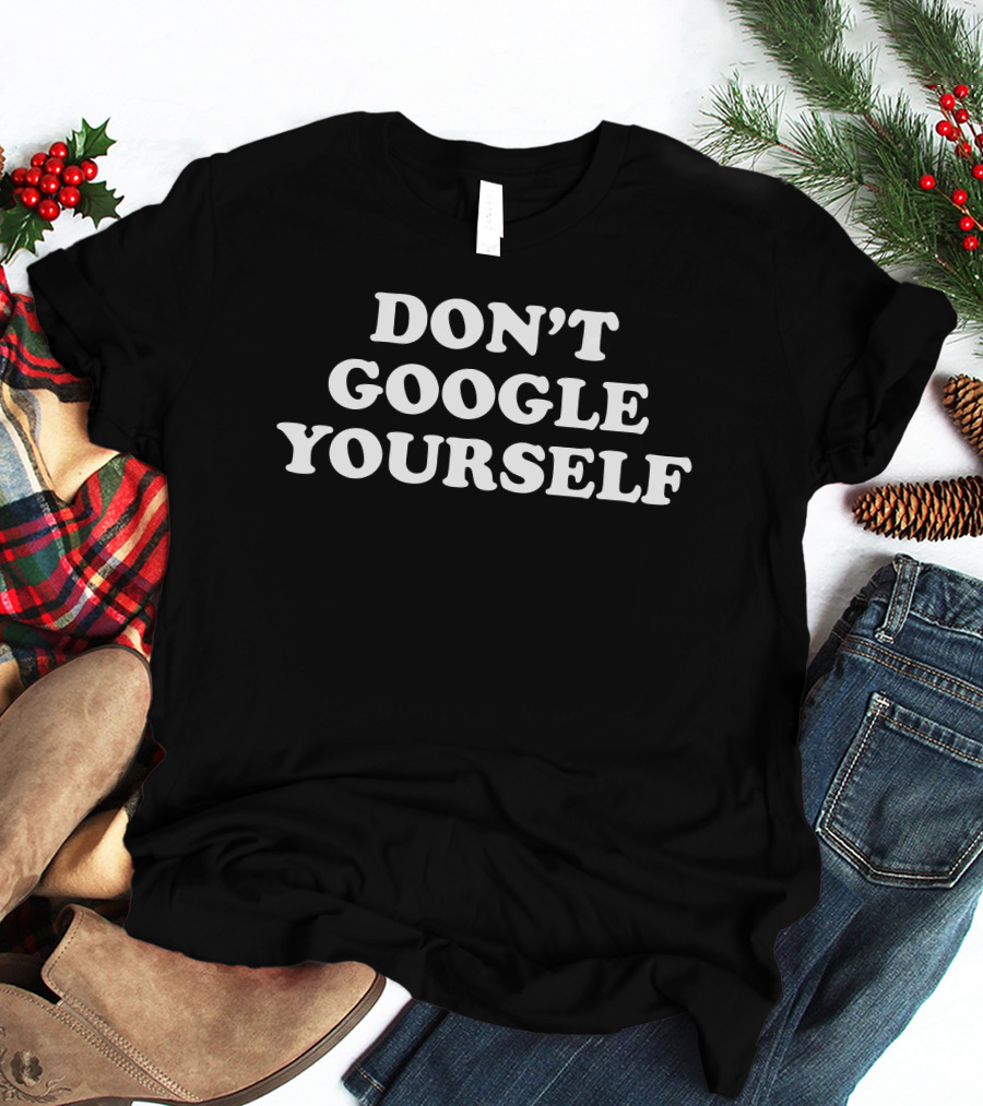 Mikey Way Collaboration With Don't Google Yourself Phrase T-Shirt