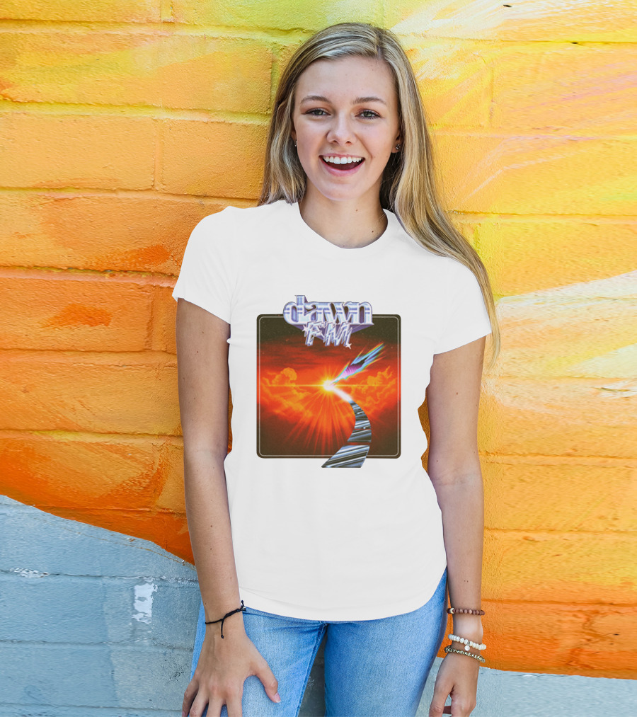Dawn FM Album Cover Retro Sunset Pathway T-Shirt