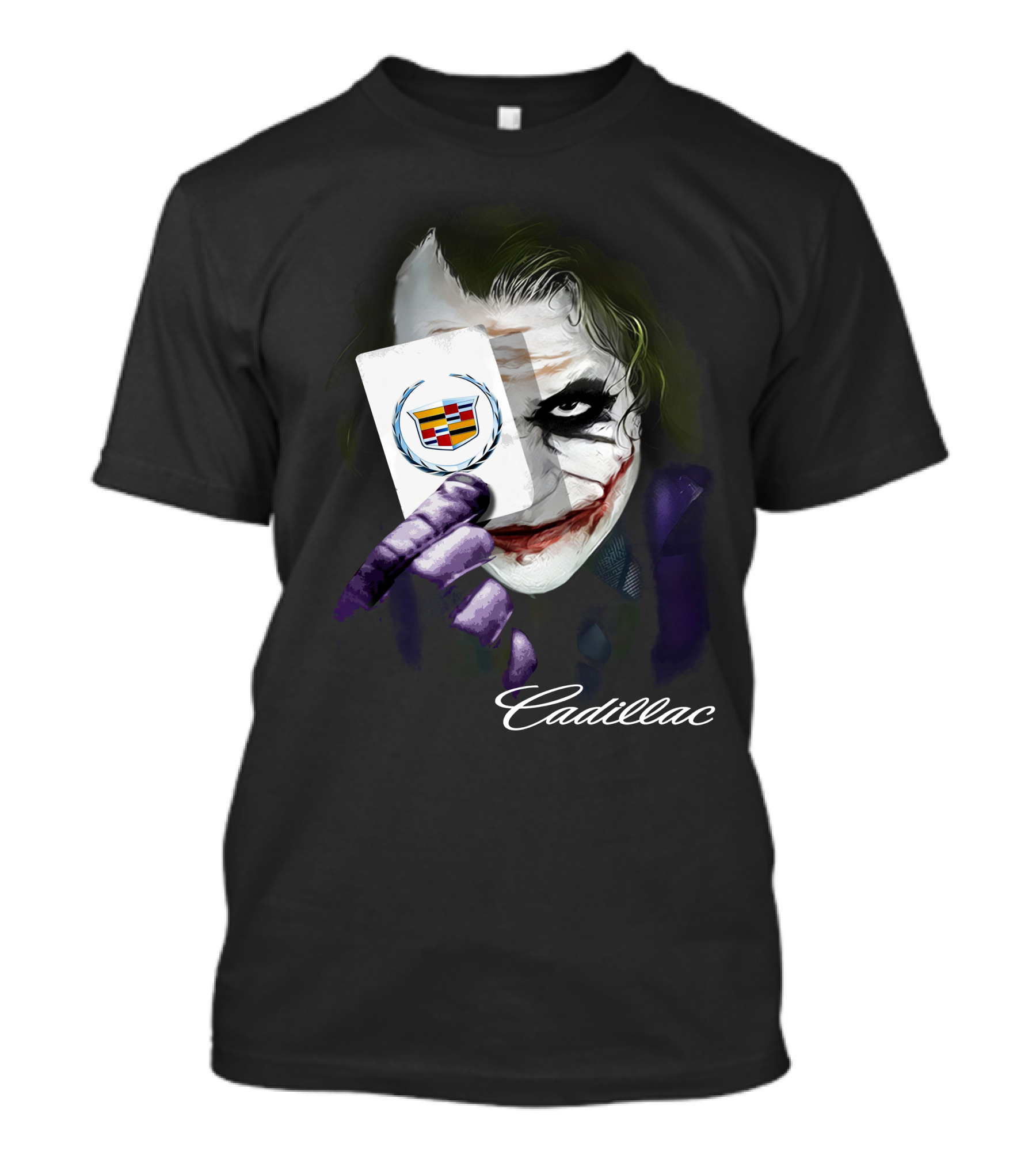 Cadillac Joker Playing Card T-Shirt
