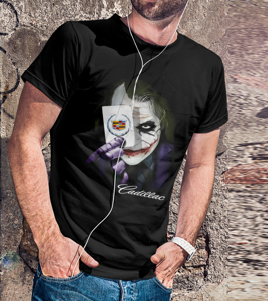 Cadillac Joker Playing Card T-Shirt
