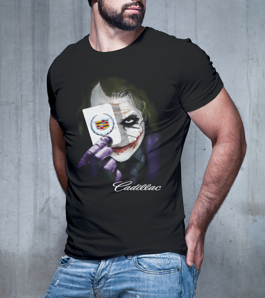Cadillac Joker Playing Card T-Shirt