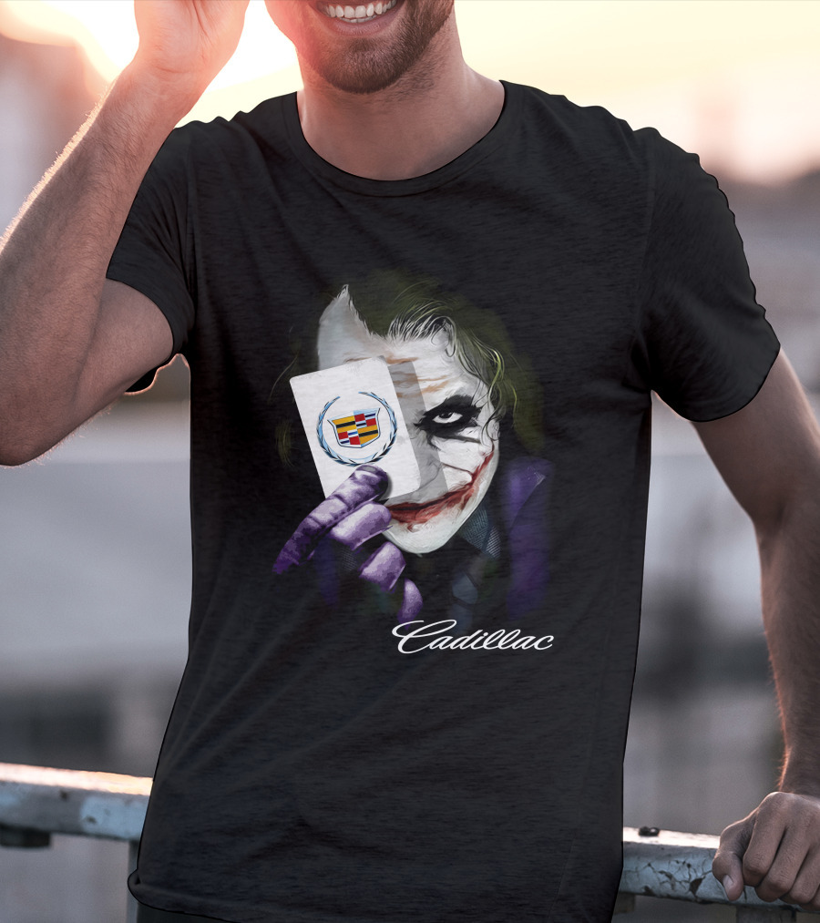 Cadillac Joker Playing Card T-Shirt