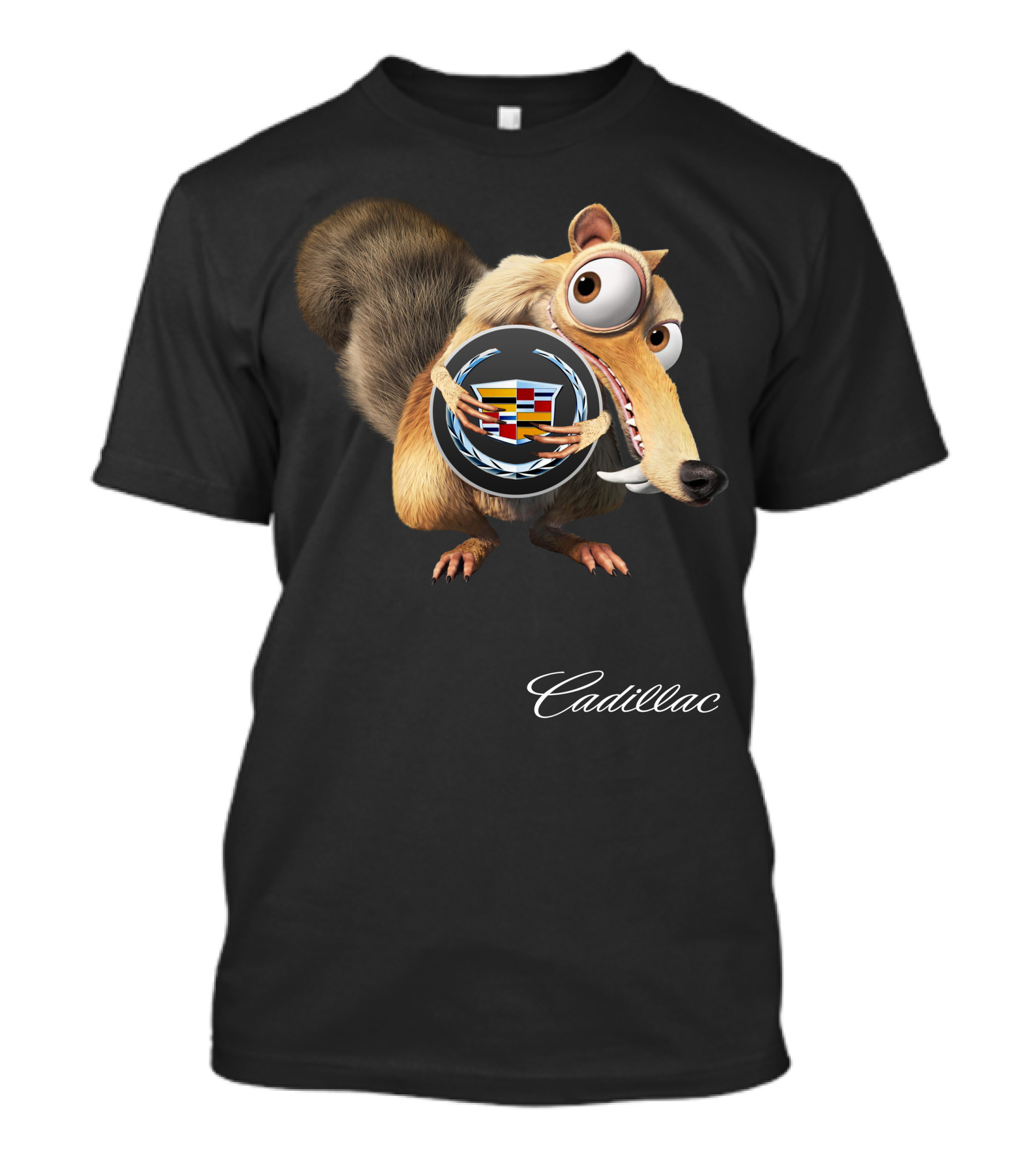 Scrat Cadillac Logo Crossover T-Shirt