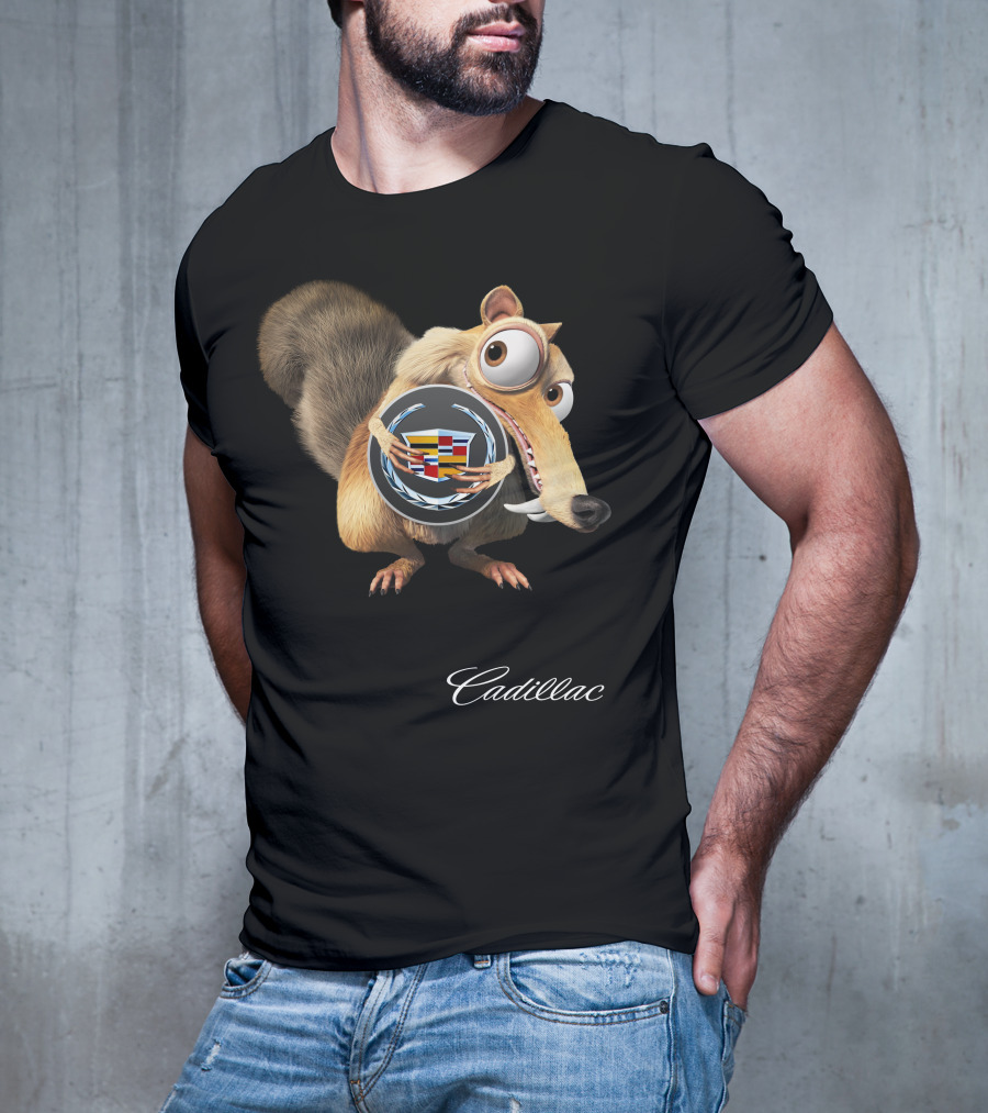 Scrat Cadillac Logo Crossover T-Shirt
