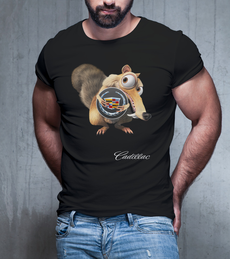Scrat Cadillac Logo Crossover T-Shirt