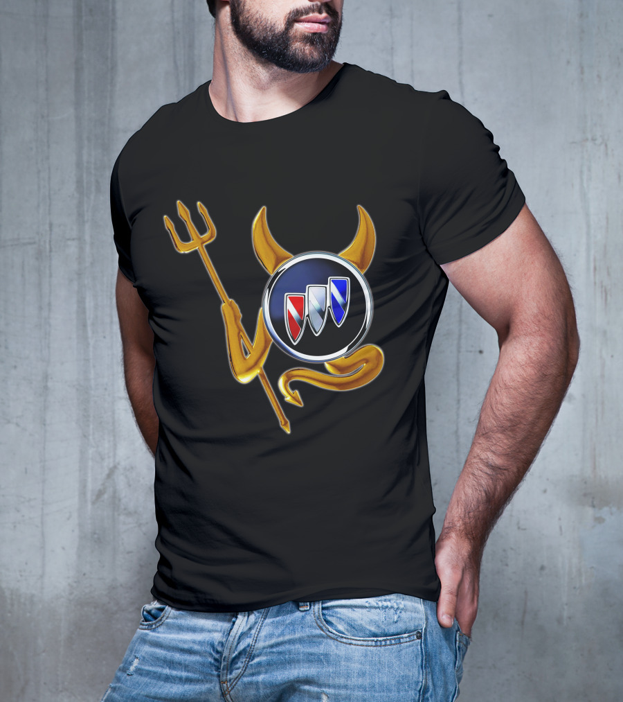 Buick Devil Horns Emblem Trident T-Shirt