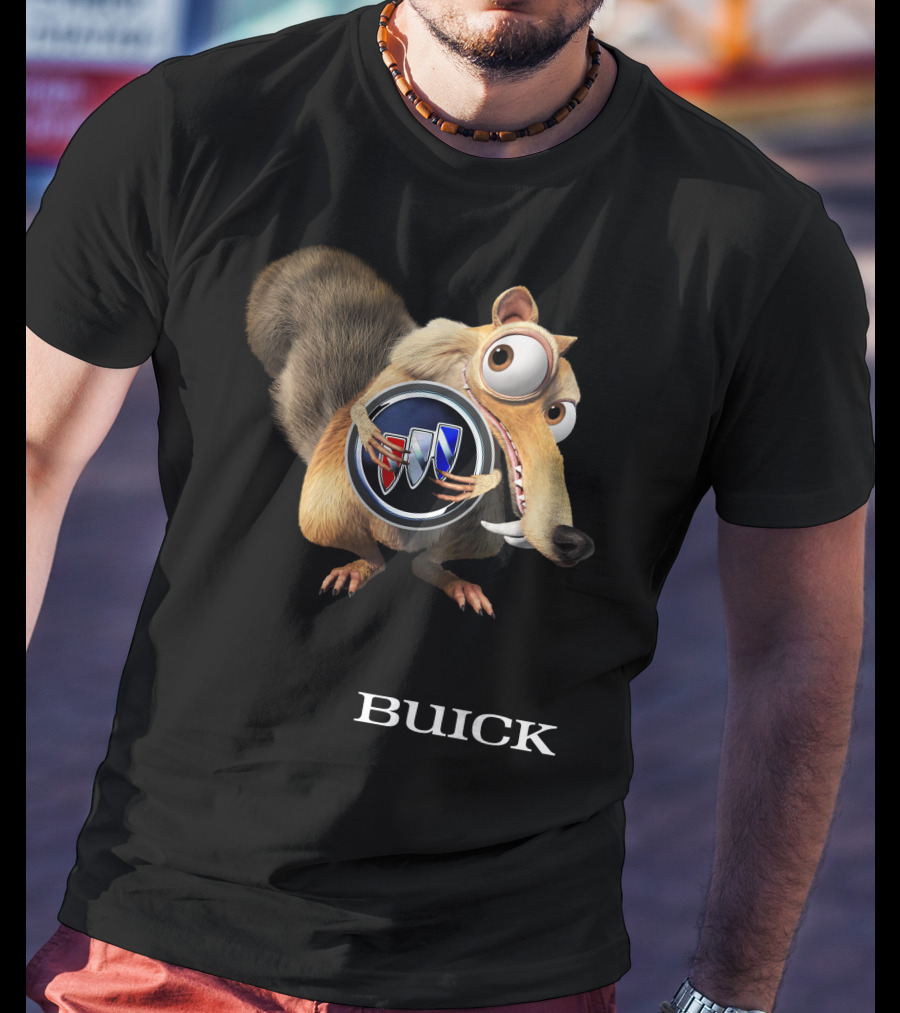 Buick Ice Age Scrat Holding T-Shirt