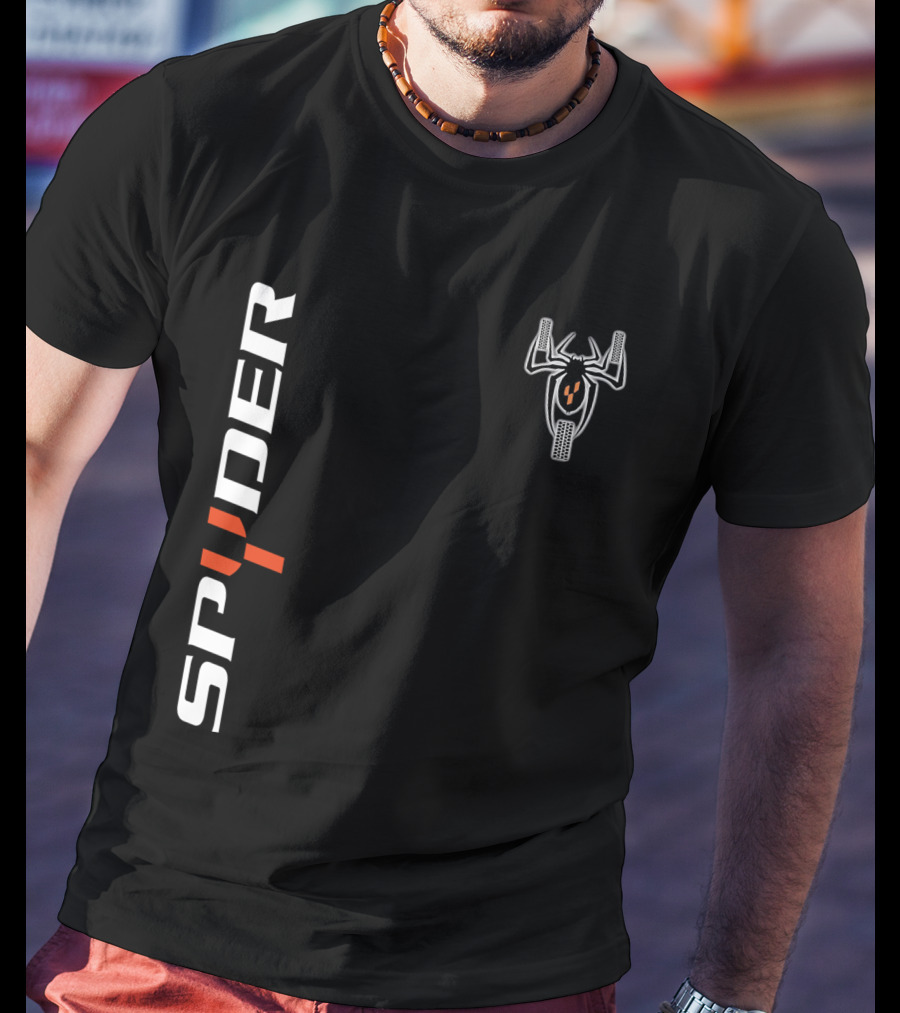 Spyder Logo With Stylized Spider T-Shirt