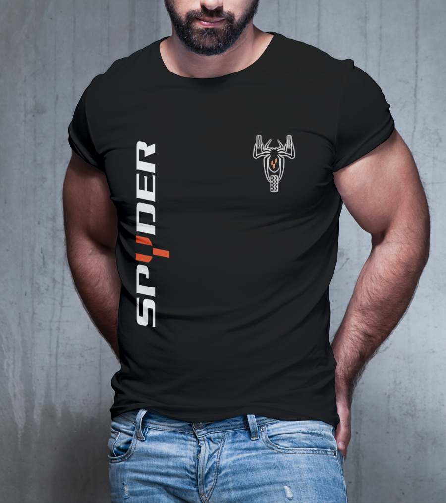 Spyder Logo With Stylized Spider T-Shirt