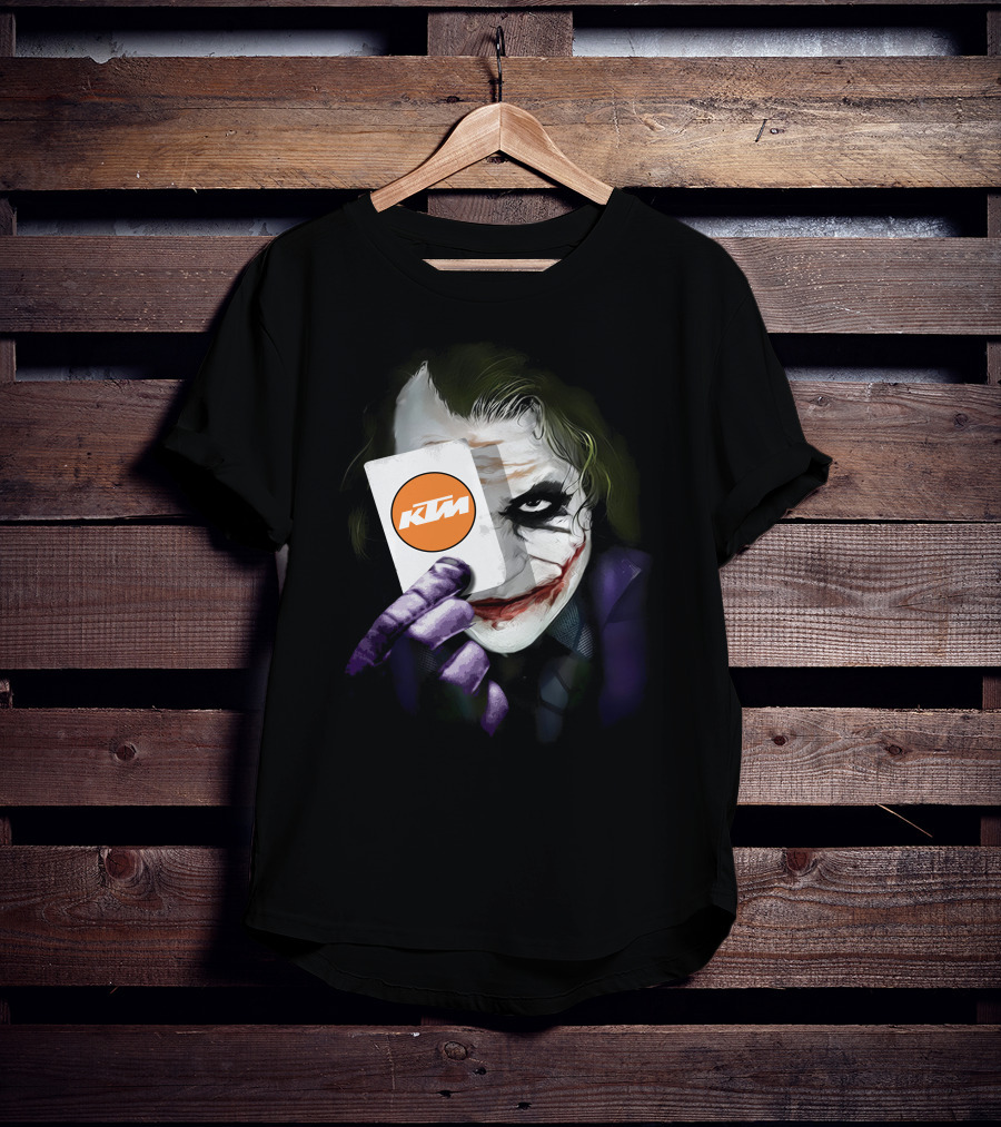 Ktm Joker Playing Card Face Paint T-Shirt