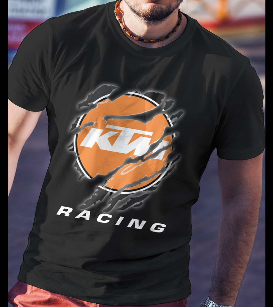 Ktm Racing 05 Shredded Orange T-Shirt