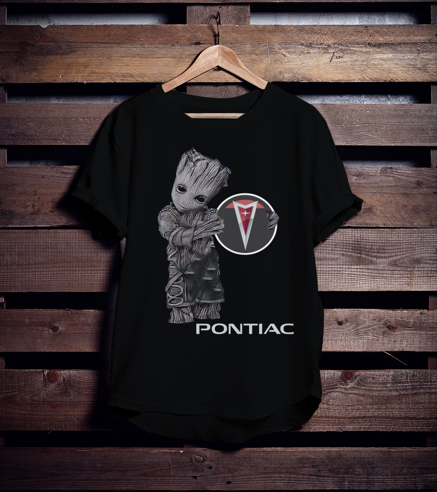 Pontiac Logo Groot Character Fusion T-Shirt