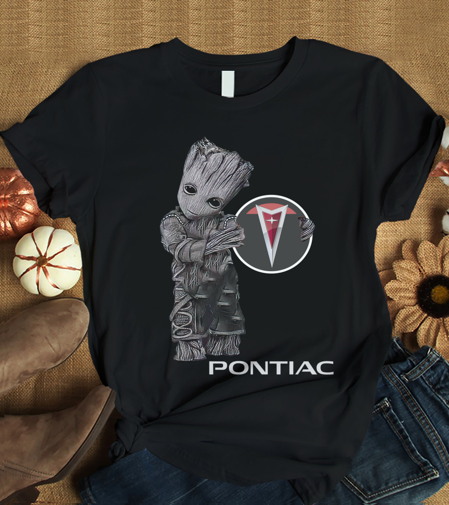 Pontiac Logo Groot Character Fusion T-Shirt