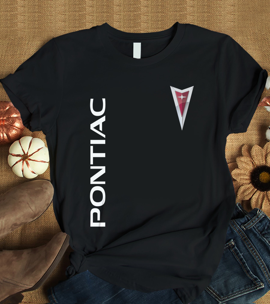 Pontiac Vintage Logo Vertical T-Shirt