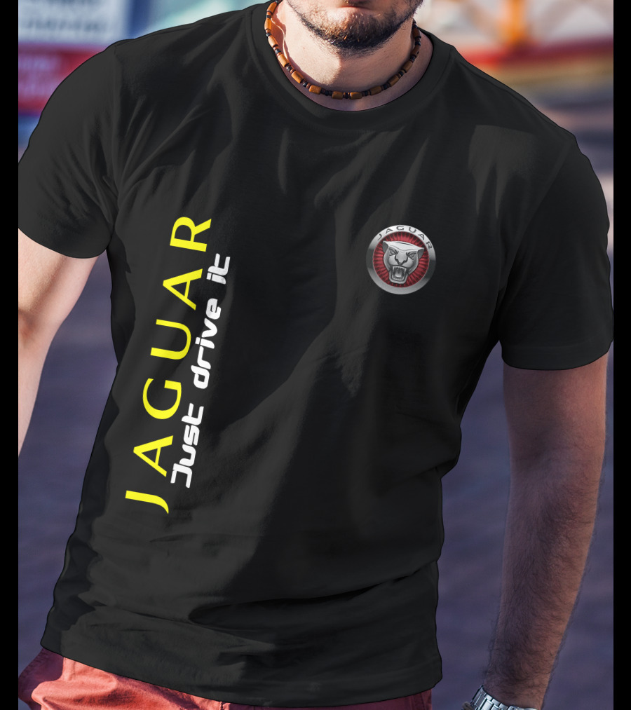 Jaguar Just Drive It Badge T-Shirt