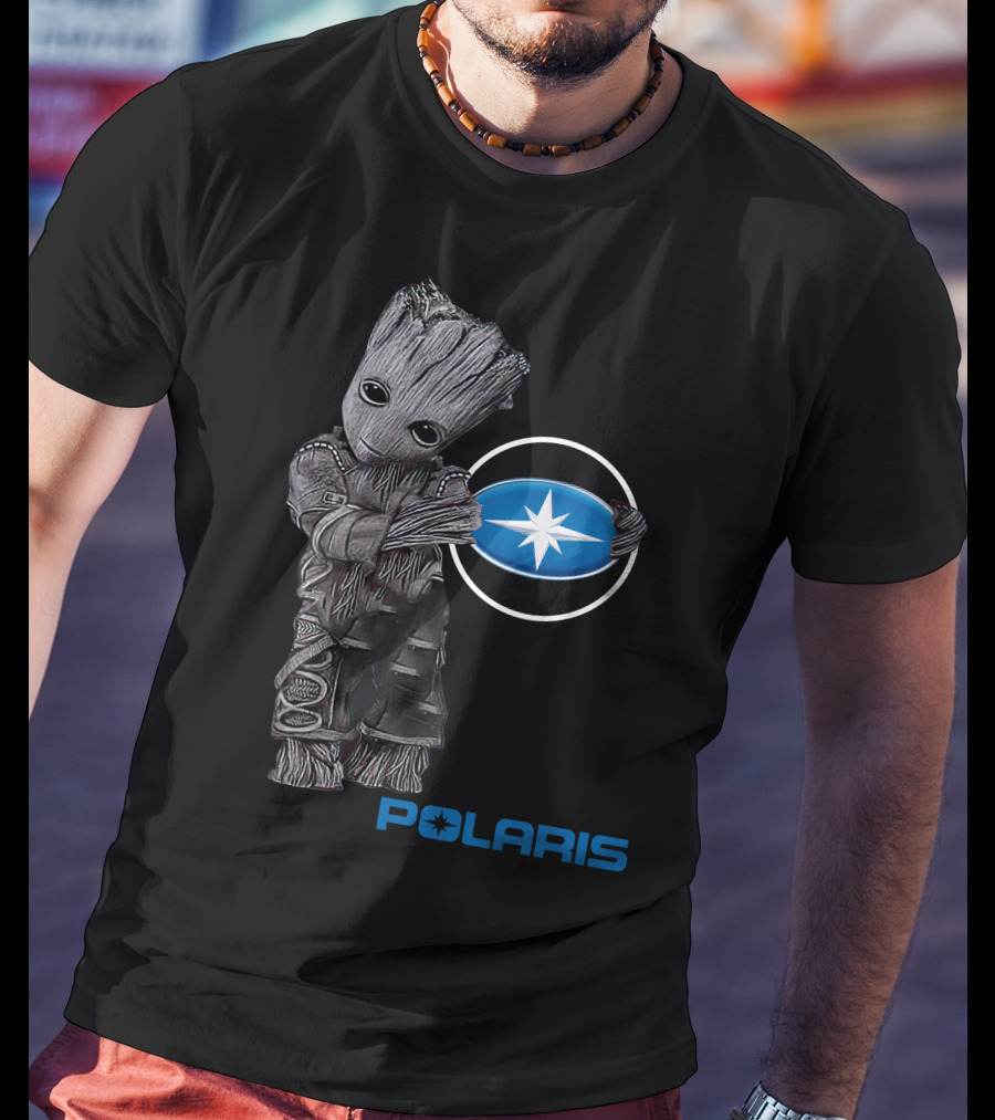 Polaris Cute Character Holding T-Shirt
