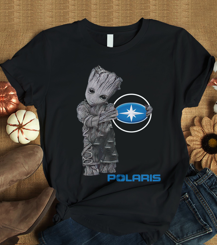 Polaris Cute Character Holding T-Shirt