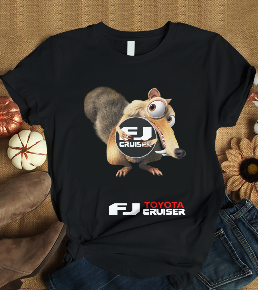 Fj Cruiser Toyota Ice Age Scrat T-Shirt