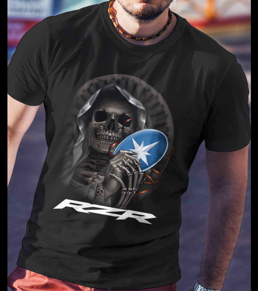 Rzr Grim Reaper Holding Star T-Shirt