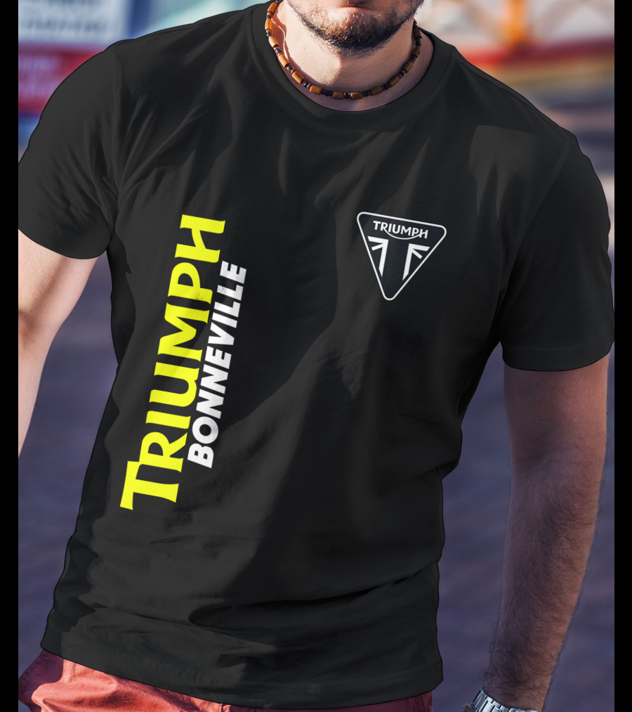 Triumph Bonneville Logo Triumph Triangular T-Shirt