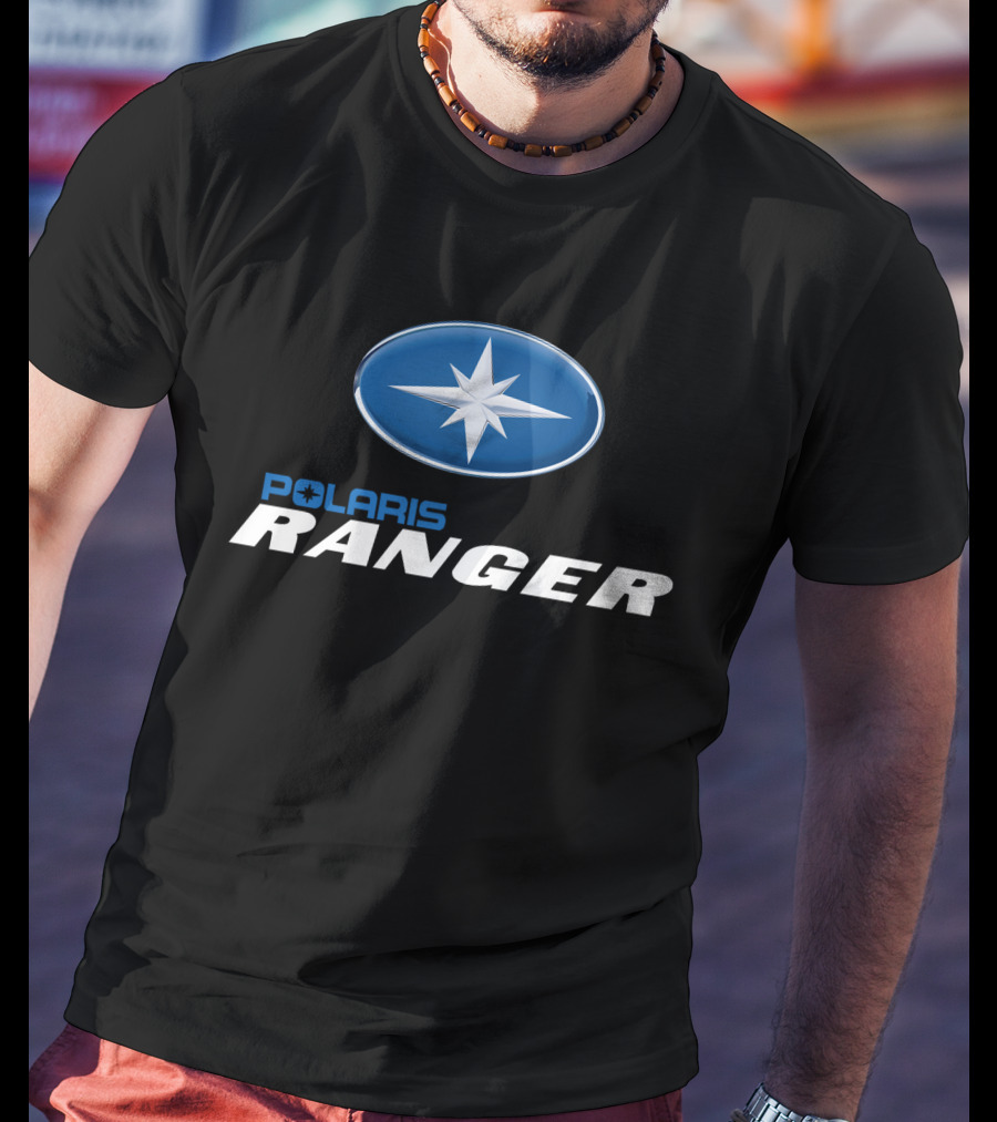 Polaris Ranger Oval Emblem Blue Star T-Shirt