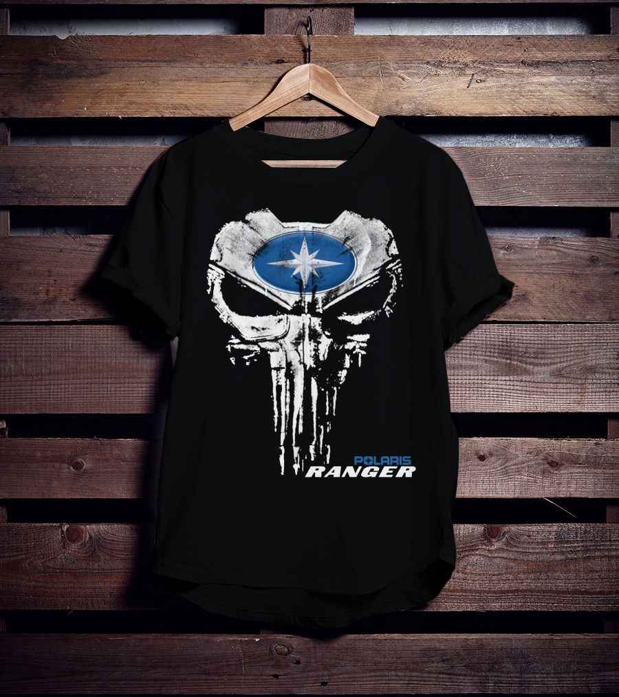 Polaris Ranger Skull Logo Star T-Shirt