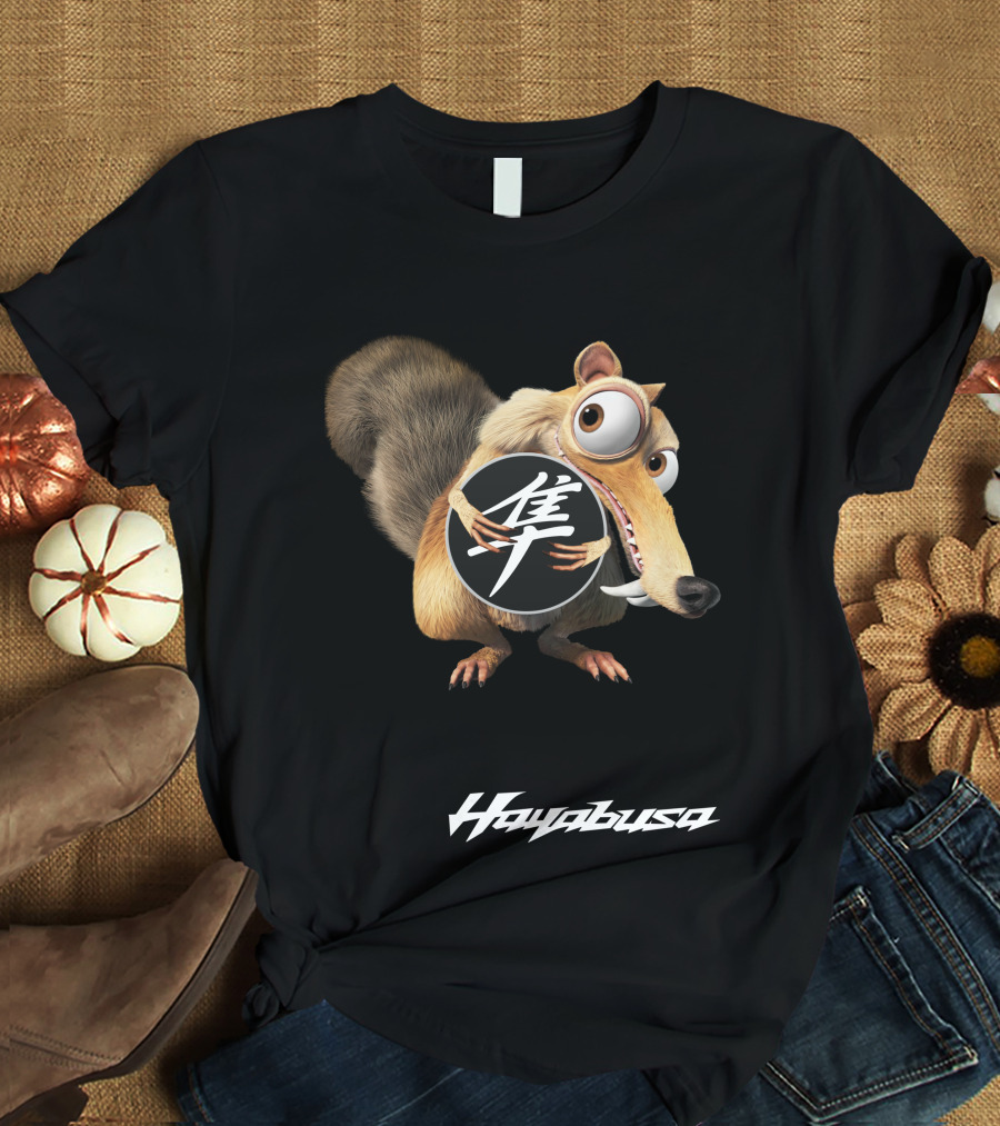 Hayabusa 02 Scrat Holding Iconic Symbol T-Shirt