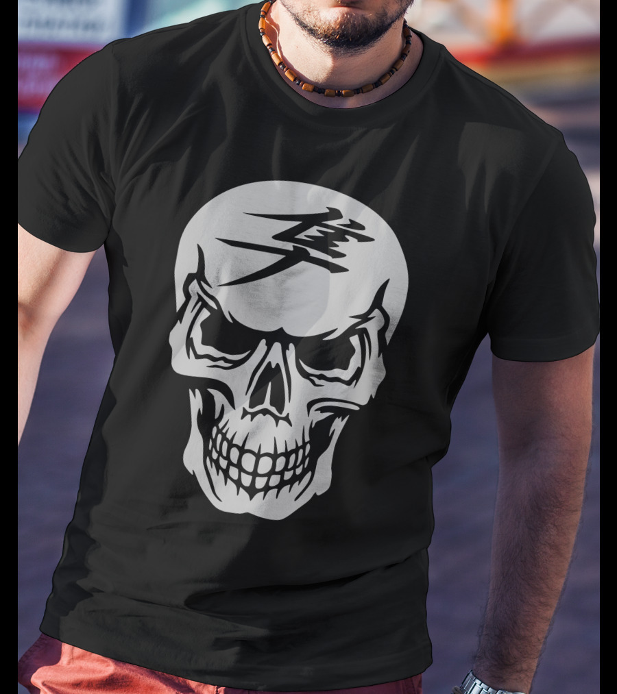 Hayabusa Skull Japanese Kanji Symbol T-Shirt