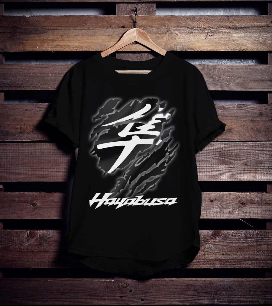 Hayabusa Japanese Kanji Claw Marks T-Shirt