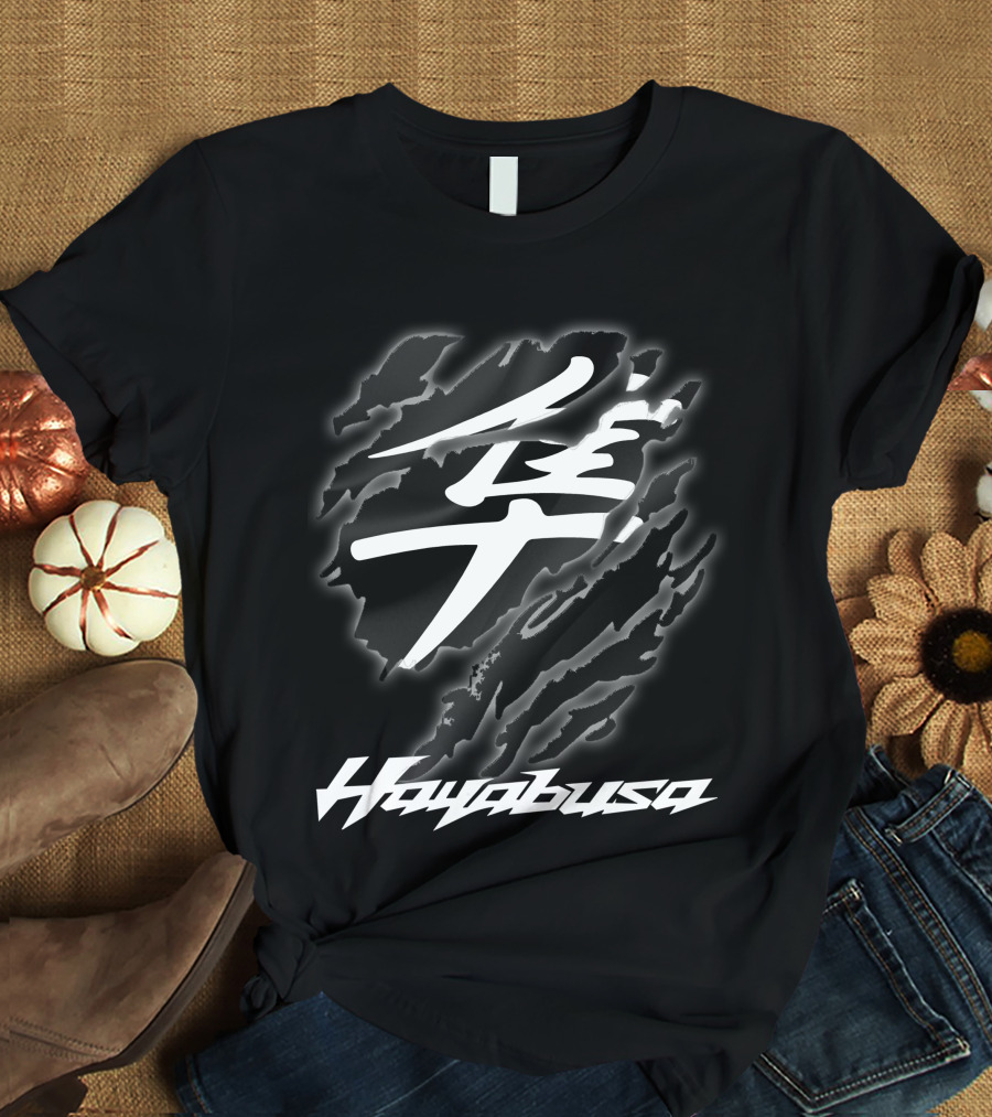 Hayabusa Japanese Kanji Claw Marks T-Shirt