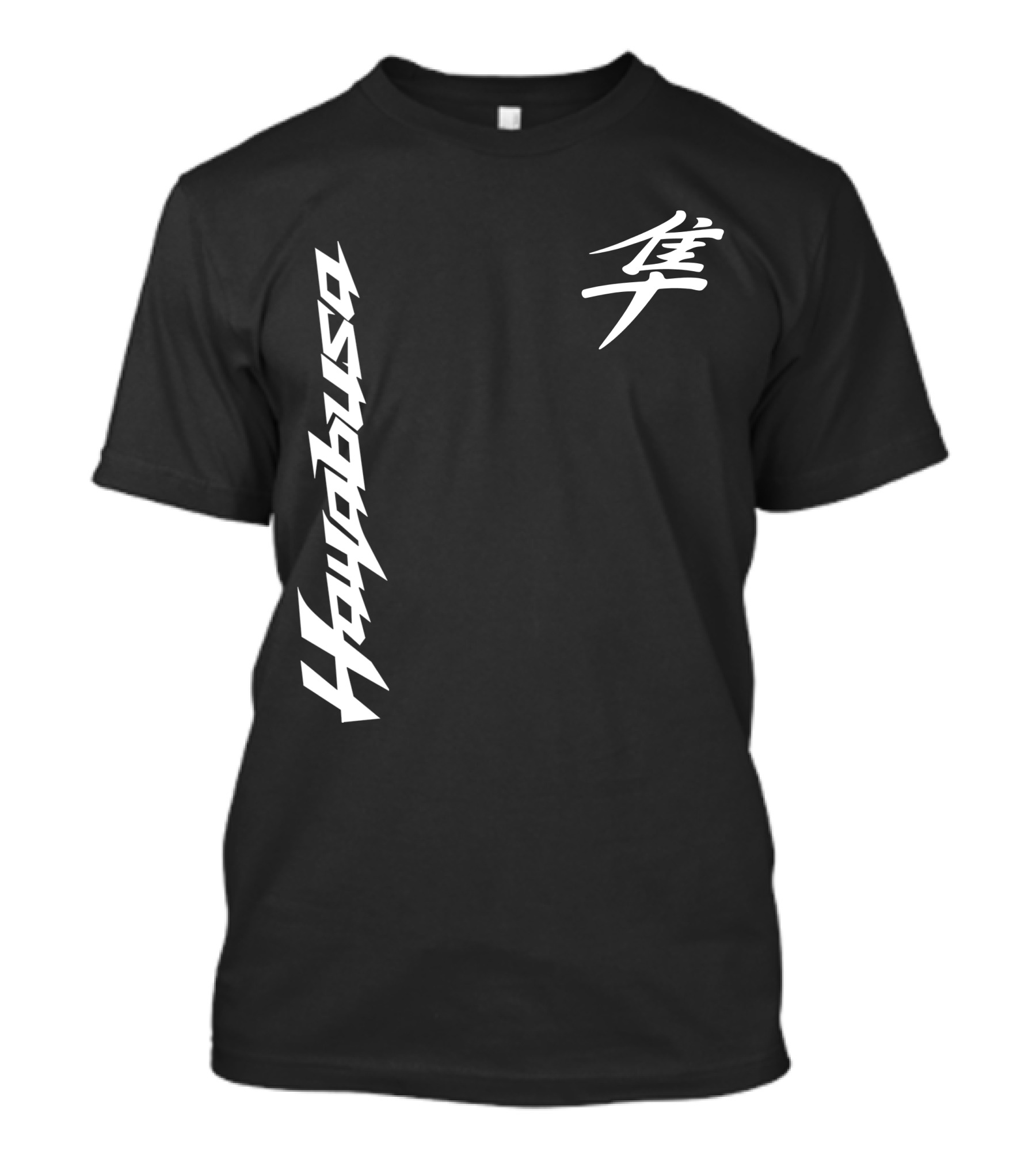 Hayabusa 01 Japanese Kanji Moto Racing T-Shirt