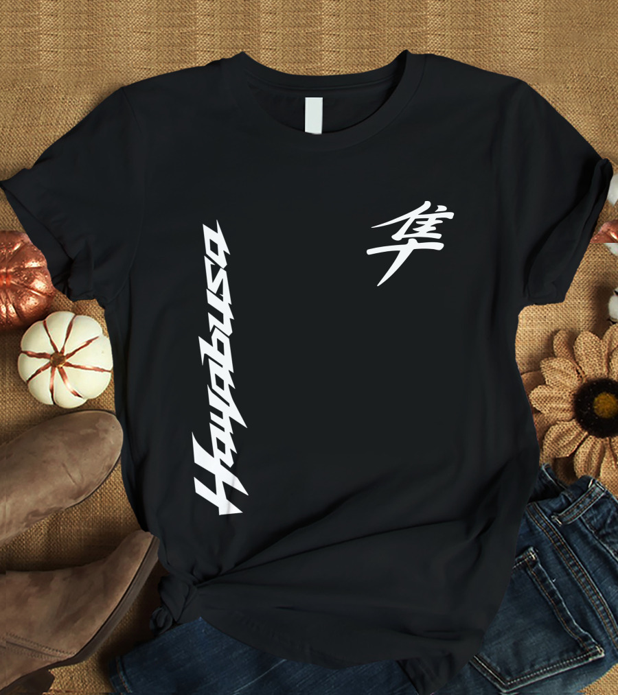 Hayabusa 01 Japanese Kanji Moto Racing T-Shirt