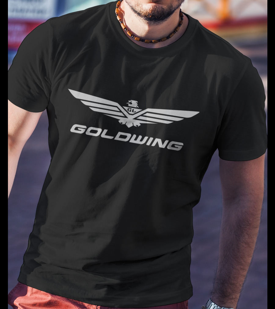 Goldwing Gl Silver Eagle Wing T-Shirt