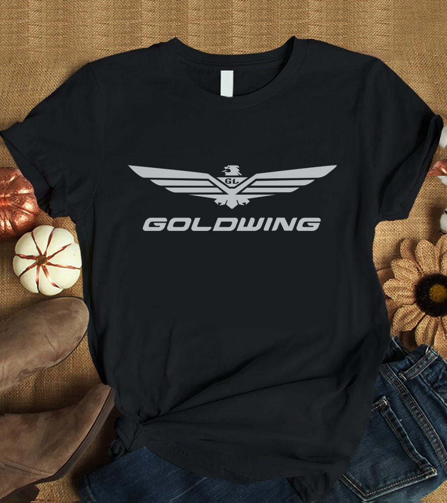 Goldwing Gl Silver Eagle Wing T-Shirt