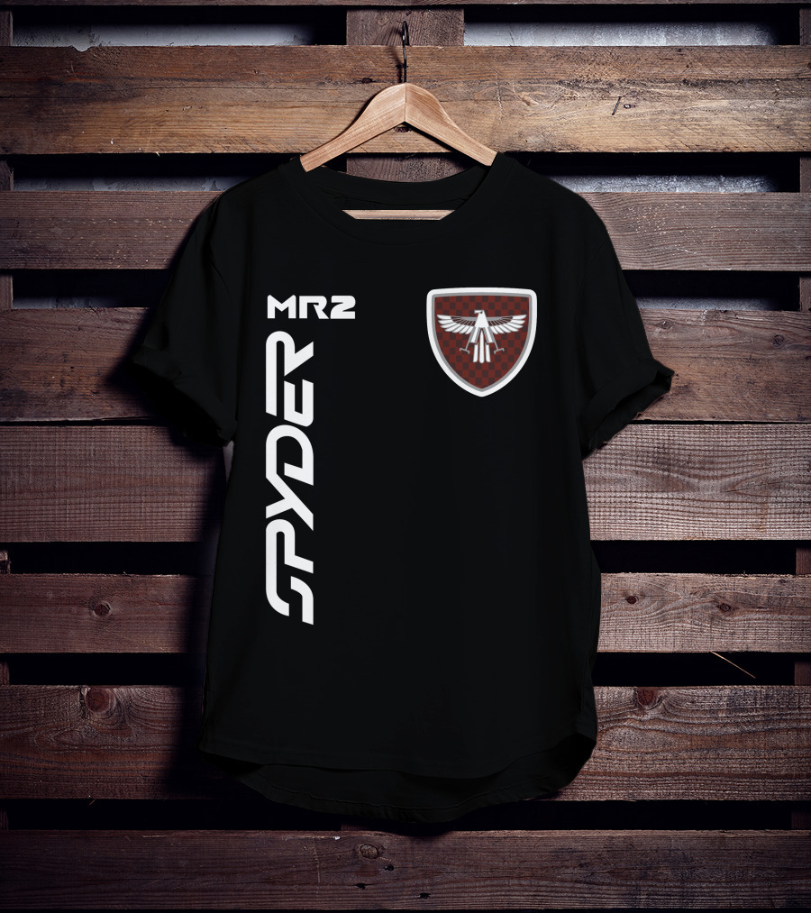 Spyder Mr2 Falcon Emblem Vertical Layout T-Shirt