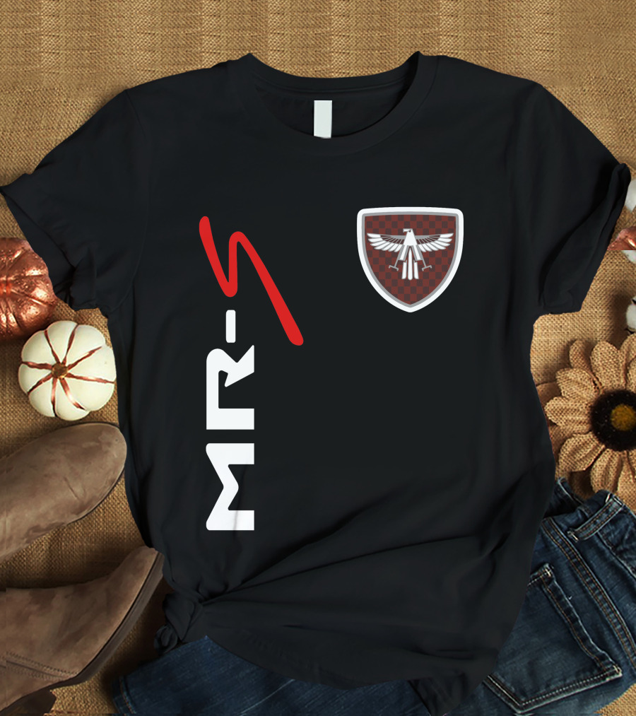 Mr-S Toyota Racing Logo With Red Stylized Text And Eagle Badge T-Shirt