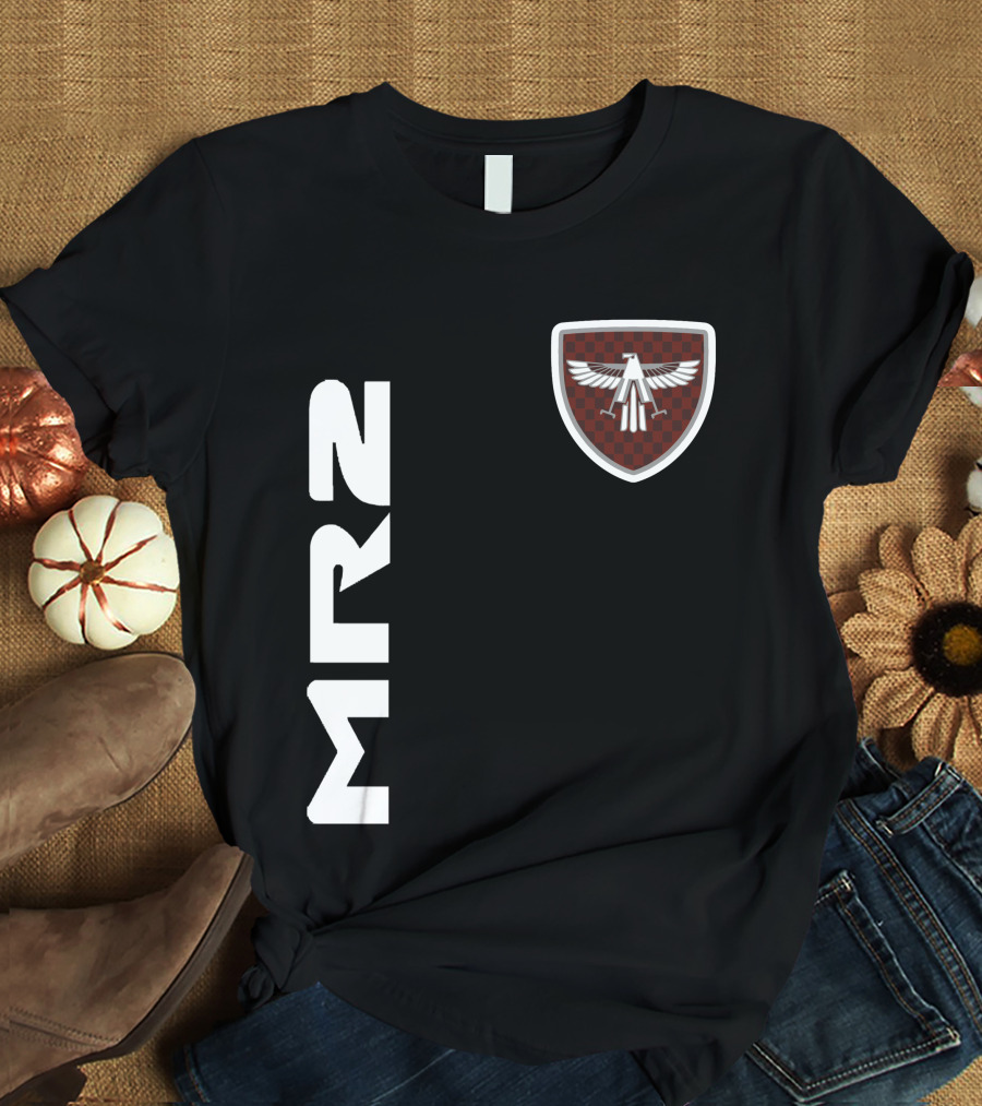 Mr2 03 Eagle Emblem Racing Checkerboard Crest T-Shirt