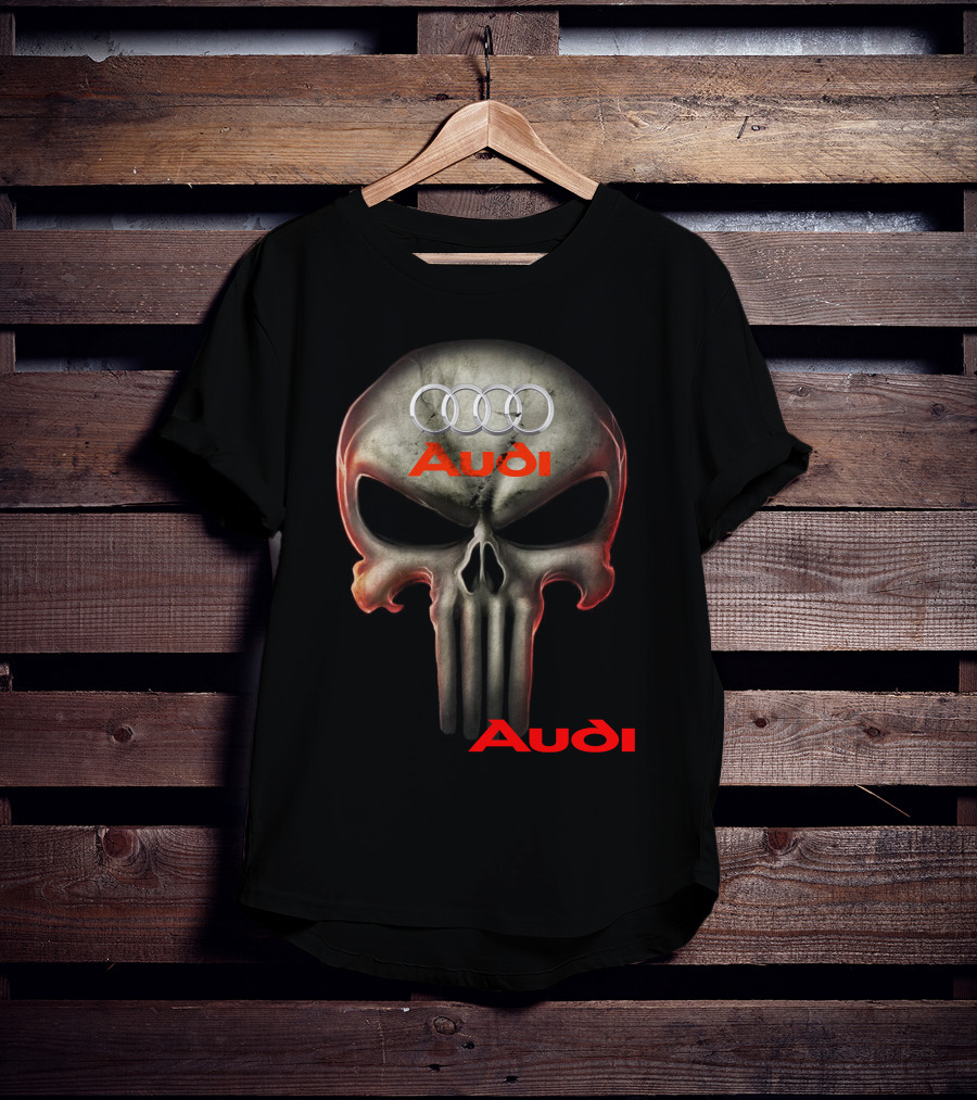 Audi Skull 08 Rings T-Shirt