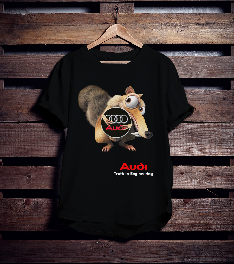 Audi Truth In Engineering Ice Age Scrat Crossover T-Shirt