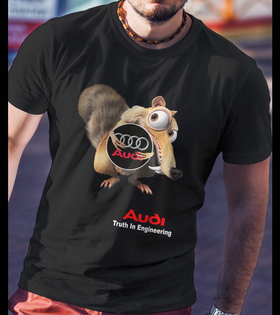 Audi Truth In Engineering Ice Age Scrat Crossover T-Shirt