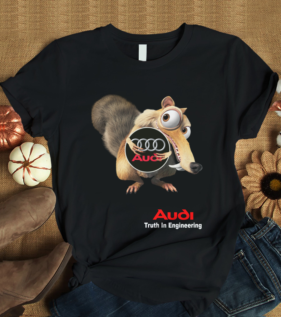 Audi Truth In Engineering Ice Age Scrat Crossover T-Shirt